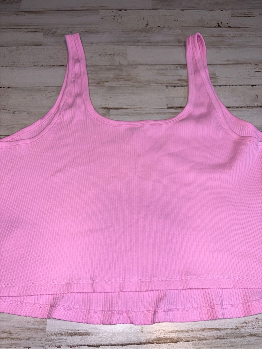 Old Navy Pink Ribbed Cropped Tank Top Plus Size 4X - Picture 10 of 11